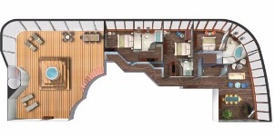 croisière-NCL-Norwegian-Dawn-villa-jardin-3chambres-plan