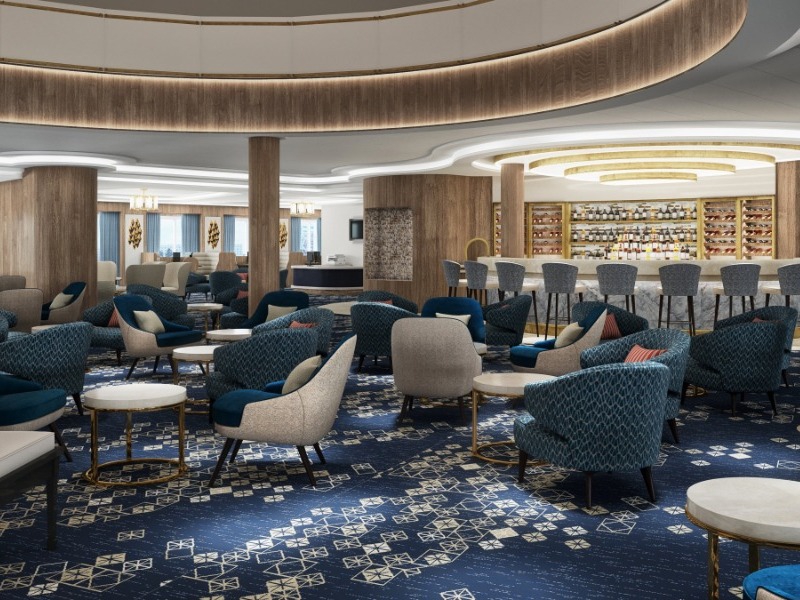 Croisière NCL Norwegian Encore Bar de l'Atrium