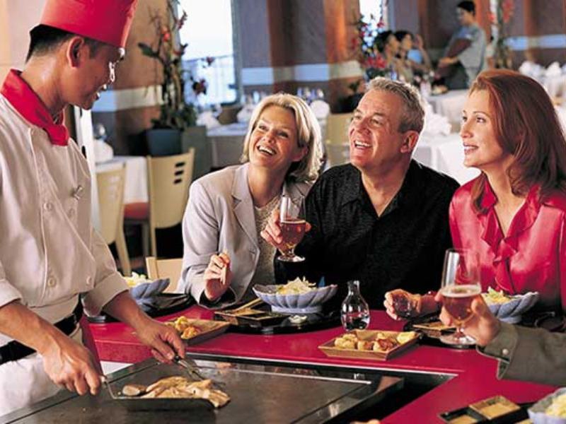 Croisière NCL Norwegian Jade Restaurant Teppanyaki