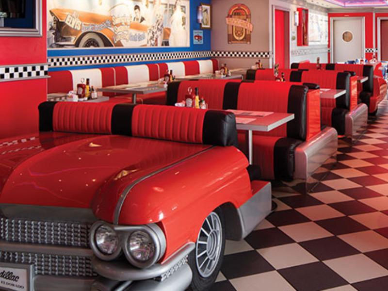 Croisière NCL Norwegian Pride of America Restaurant Cadillac Diner