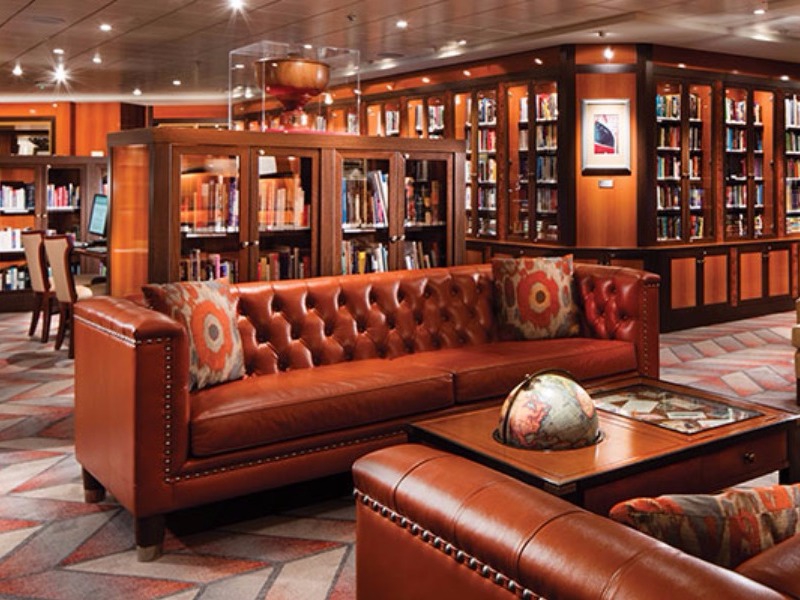 Croisière NCL Norwegian Pride of America Bibliothèque SS America