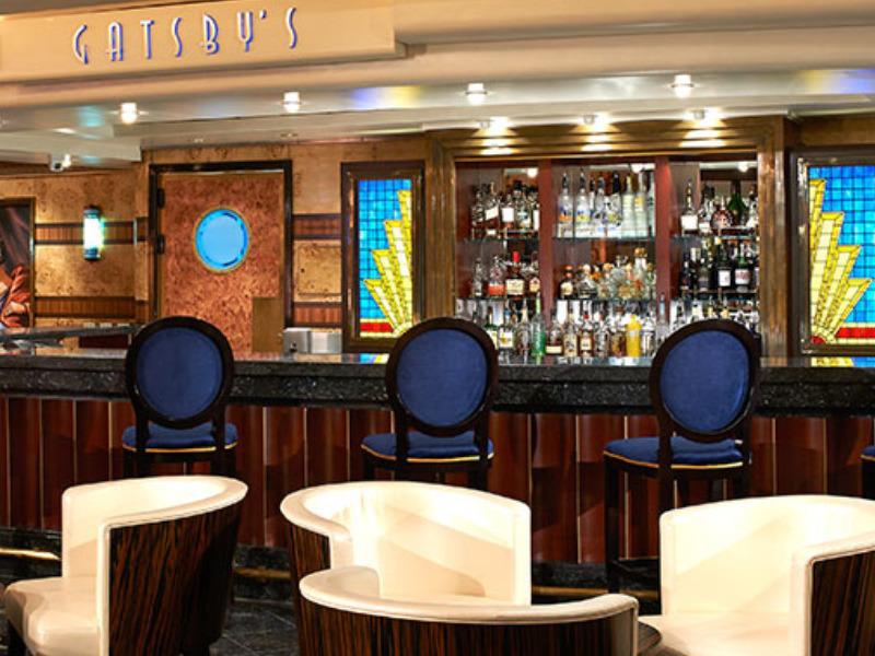 Croisière NCL Norwegian Star Bar à champagne Gatsby's