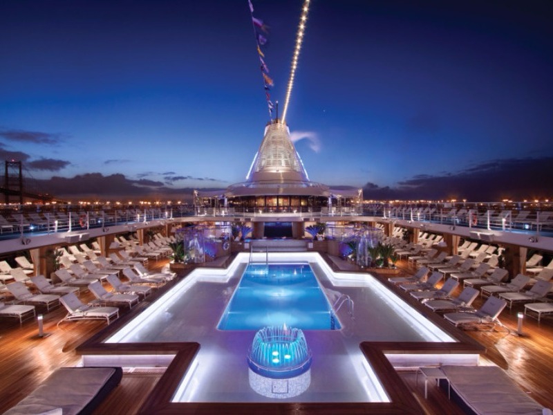 Croisière OCE Oceania Cruises Piscines et pont sports