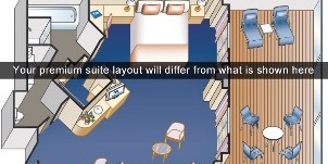 Croisière PCL Princess Coral Suite Premium Plan