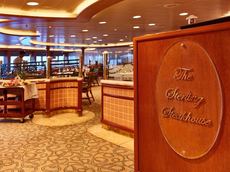 Croisière-PCL Princess Diamond The Sterling Steakhouse