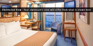 Croisière PCL Princess Island Balcon Avec Vue Obstruée