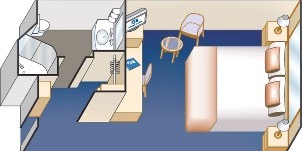 Croisière PCL Princess Island Intérieure Adaptée Plan