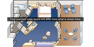 Croisière PCL Princess Island suite premium Plan