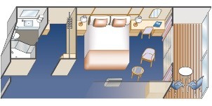 Croisière PCL Princess Majestic adaptée avec balcon