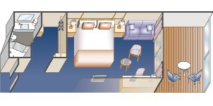 Croisière PCL Princess Regal de luxe avec balcon