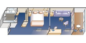 Croisière PCL Princess Regal mini-suite