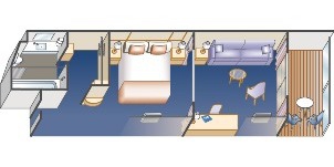 Croisière PCL Princess Regal mini-suite premium 