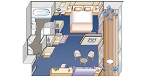 Croisière PCL Princess Regal suite penthouse