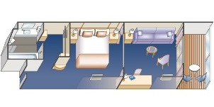 Croisière PCL Princess Royal mini suite