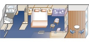 Croisière PCL Princess Royal premium de luxe avec balcon