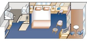 Croisière PCL Princess Star premium avec balcon