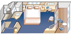 Croisière PCL Princess Sun Balcon Plan