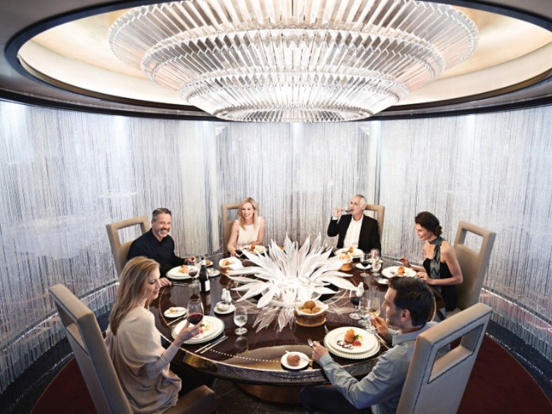 Croisière PCL Sky Princess La Table du Chef Lumière