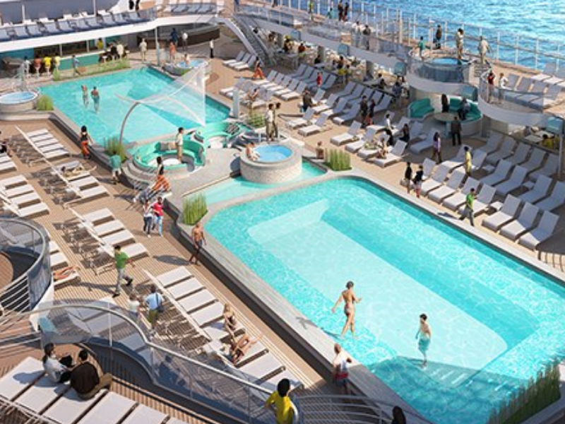 Croisière PCL Sky Princess Piscines