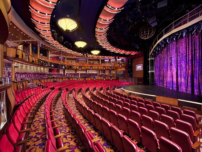Croisière Rci Royal Caribbean Allure of the Seas Théâtre Amber