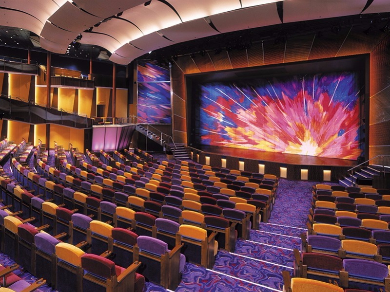 Croisière RCI Royal Caribbean Brilliance of the Seas Théâtre Pacifica