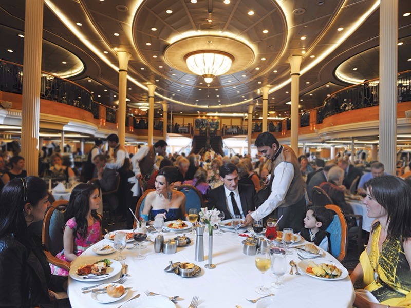 Croisière RCI Royal Caribbean Grandeur of the Seas Great Gatsby salle à manger