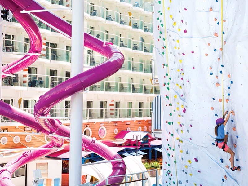 Croisière RCI Royal Caribbean Harmony of the Seas murs d'esclade