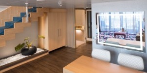 Croisière RCI Royal Caribbean Harmony of the Seas Suite Crown loft avec balcon