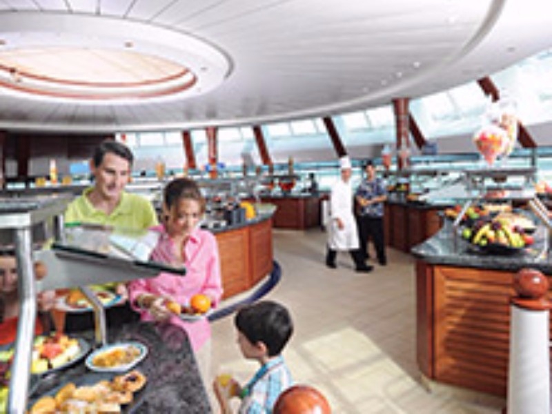 Croisière Rci Royal Caribbean Independence of the Seas Café Windjammer 