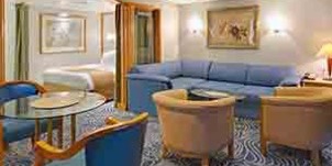 Croisière RCI Royal caribbean international Rhapsody of the seas Suite de l'armateur - 1 chambre