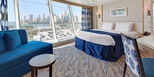 Croisière RCI Royal Caribbean Navigator of the Seas Spacieuse Panoramique vue mer adaptée