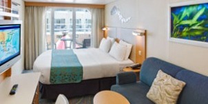 Croisière RCI Royal Caribbean Oasis of the Seas Balcon avec vue sur le Boardwalk