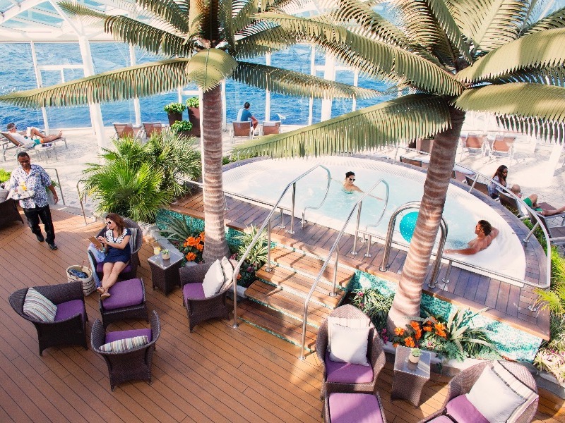 Croisière RCI Royal Caribbean Piscine du Solarium