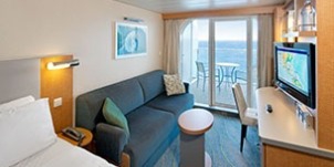 Croisière RCI Royal Caribbean Oasis of the Seas Vue Mer avec large balcon