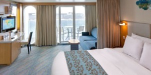 Croisière RCI Royal Caribbean Oasis of the Seas Vue mer ultra spacieuse avec long balcon adaptée