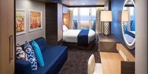 Croisière RCI Royal Caribbean Quantum of the Seas Vue mer obstruée avec balcon