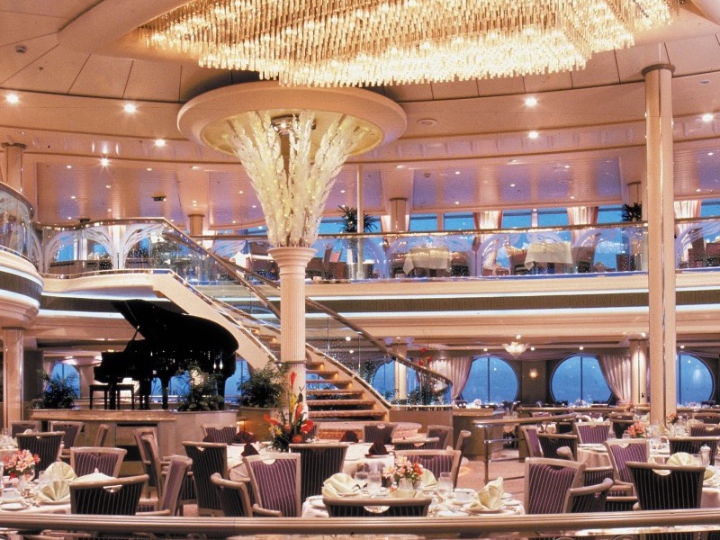 Croisière RCI Royal Caribbean Rhapsody of the Seas Edelweiss Dining Room Salle à Manger