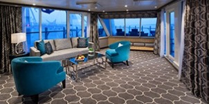 Croisière RCI Royal Caribbean Symphony of the Seas Suite AquaTheater spacieuse – 2 chambres avec grand balcon