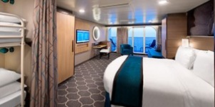 Croisière RCI Royal Caribbean Symphony of the Seas Vue mer ultra spacieuse avec grand balcon 