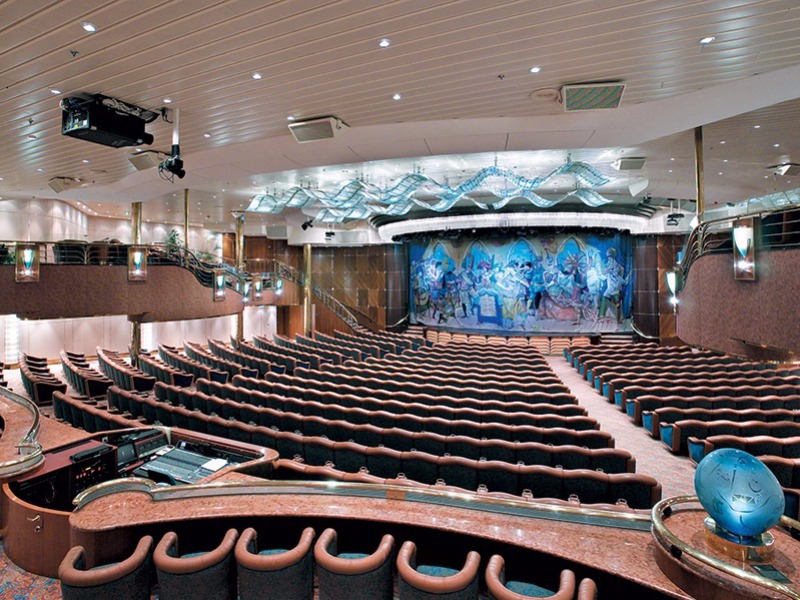 Croisière RCI Royal Caribbean Vision of the Seas Théâtre Masquerade