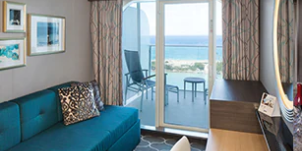 Croisière RCI Royal Caribbean Wonder of the Seas Vue mer avec grand balcon adaptée