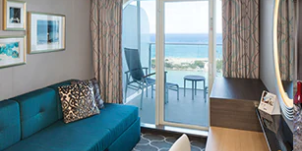 Croisière RCI Royal Caribbean Wonder of the Seas Vue mer avec grand balcon