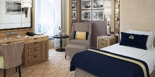 Cunard Cruise Line Croisière Queen mary 2 cabine Britannia vue mer (occupation simple)