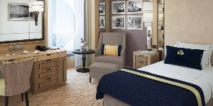 Cunard Cruise Line Croisière Queen mary 2 cabine Britannia vue mer (occupation simple)