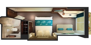 ncl nowegian cruise line breakaway familiale avec balcon plan