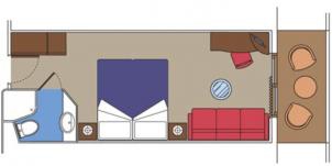 MSC Croisière Fantasia Cabine Balcon