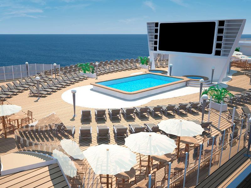 MSC croisières Seaside Piscine