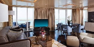 Croisières NCL Norwegian Cruise Line Bliss The Haven suite du propriétaire de luxe avec grand balcon