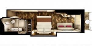 ncl norwegian escape mini suite plan