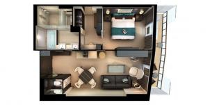 Ncl Norwegian Getaway The Haven Suite du Propriétaire Plan